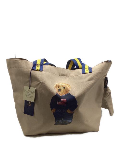 POLO RALPH LAUREN（ポロ・ラルフローレン）POLO RALPH LAUREN (ポロ・ラルフローレン) ポロベアトートバッグ ブラウン 未使用品の古着・服飾アイテム