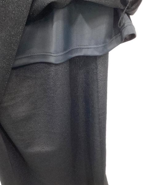 RIM.ARK（リムアーク）RIM.ARK (リムアーク) Transparent layered スカート　(トランスペアレントレイヤードスカート) ブラック サイズ:36の古着・服飾アイテム