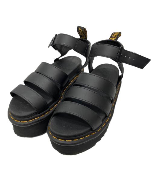 Dr.Martens（ドクターマーチン）Dr.Martens (ドクターマーチン) BLAIRE QUAD 厚底サンダル ブラック サイズ:36の古着・服飾アイテム