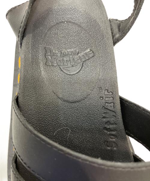 Dr.Martens（ドクターマーチン）Dr.Martens (ドクターマーチン) BLAIRE QUAD 厚底サンダル ブラック サイズ:36の古着・服飾アイテム