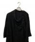 yohji yamamoto la vie en noir (ヨウジヤマモト ラヴィアン・ノアール) 変形ドレープシルクワンピース ブラック サイズ:1：30000円
