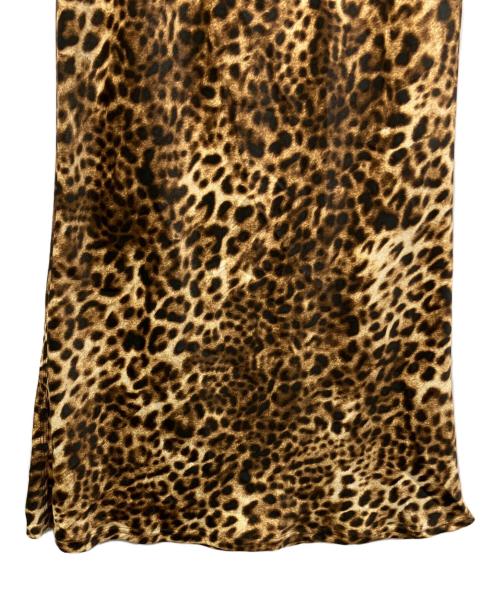 Oblada（オブラダ）Oblada (オブラダ) LEOPARD SKIRT（レオパードスカート） ブラウン×ブラック サイズ:Mの古着・服飾アイテム