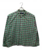 RALPH LAURENラルフローレン）の古着「チェックBDシャツ」｜グリーン