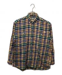THE NORTH FACE（ザ ノース フェイス）の古着「L/S FROSTFORGE FLANNELSHIRT」｜イエロー×グリーン