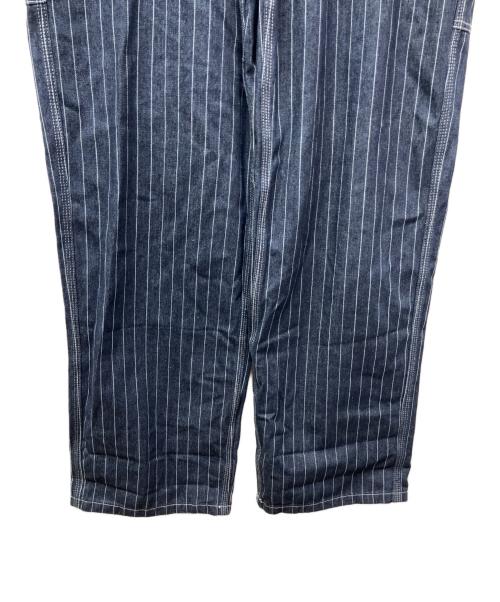 OKONKWO（オコンクウォ）OKONKWO (オコンクウォ) ピンストライプワークパンツ インディゴ サイズ:XLの古着・服飾アイテム