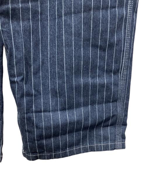 OKONKWO（オコンクウォ）OKONKWO (オコンクウォ) ピンストライプワークパンツ インディゴ サイズ:XLの古着・服飾アイテム