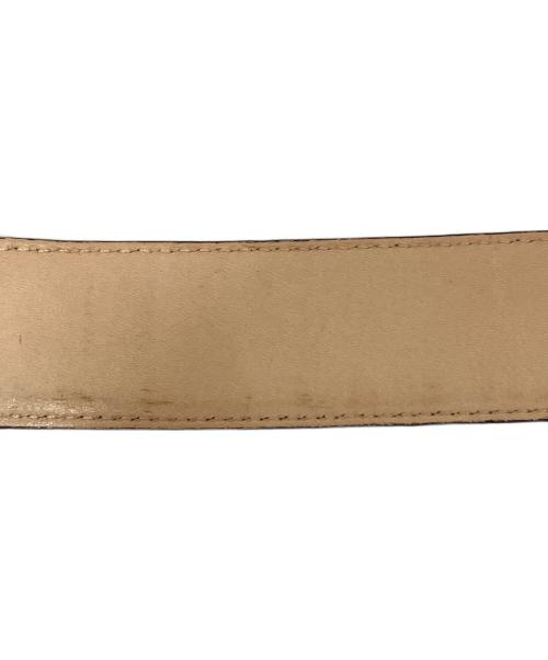 Graphpaper（グラフペーパー）Graphpaper (グラフペーパー) Holeless Leather Classic Belt（ホールレスクラシックレザーベルト） ブラックの古着・服飾アイテム