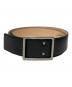 Graphpaper (グラフペーパー) Holeless Leather Classic Belt（ホールレスクラシックレザーベルト） ブラック：13000円