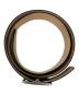 中古・古着 Graphpaper (グラフペーパー) Holeless Leather Classic Belt（ホールレスクラシックレザーベルト） ブラック：13000円