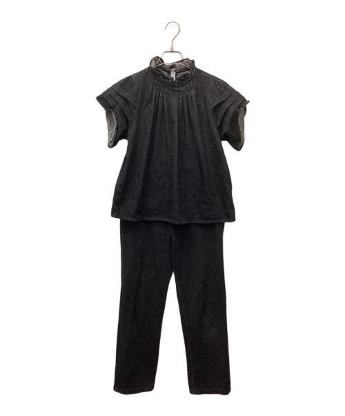 Ameri（アメリ）Ameri (アメリ) デニムセットアップブラウス ブラック サイズ:２４の古着・服飾アイテム