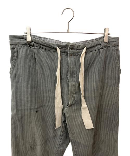 DUMONT D'URVILLE（デュモン・デュルヴィル）DUMONT D'URVILLE (デュモン・デュルヴィル) コットンピケワークパンツ グレー サイズ:不明の古着・服飾アイテム