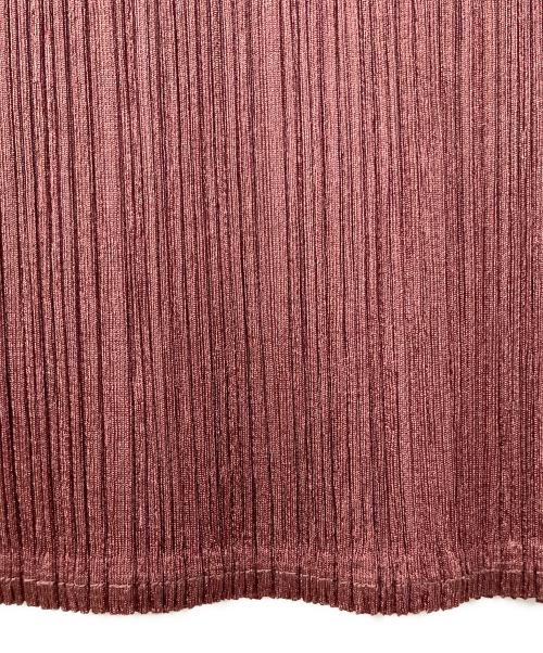 PLEATS PLEASE（プリーツプリーズ）PLEATS PLEASE (プリーツプリーズ) プリーツマキシAラインスカート ブラウン サイズ:２の古着・服飾アイテム