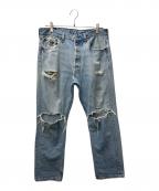LEVI'Sリーバイス）の古着「90's 501ダメージデニムパンツ」｜インディゴ