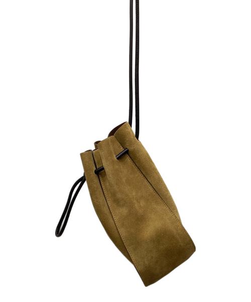 ITTI（イッチ）ITTI (イッチ) Herrie Kinchaku Pouch ブラウンの古着・服飾アイテム