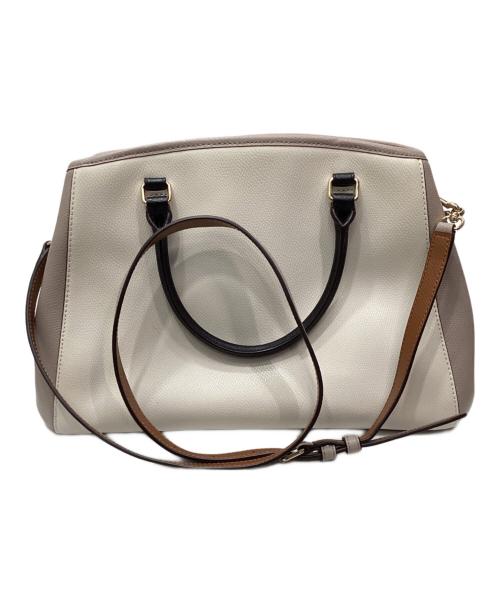 COACH（コーチ）COACH (コーチ) マーゴット レザー2wayハンドバッグ アイボリーの古着・服飾アイテム