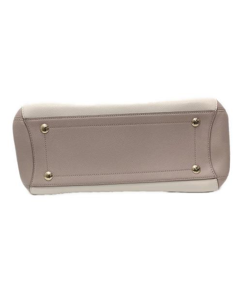 COACH（コーチ）COACH (コーチ) マーゴット レザー2wayハンドバッグ アイボリーの古着・服飾アイテム