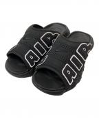 NIKEナイキ）の古着「Air MORE UPTEMPO Slide」｜ブラック