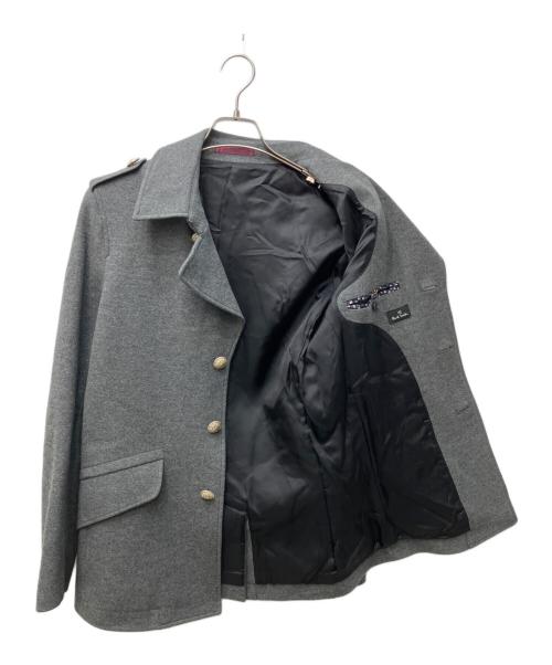 PS Paul Smith（ＰＳポールスミス）PS Paul Smith (ＰＳポールスミス) シングルナポレオンコート グレー サイズ:Mの古着・服飾アイテム
