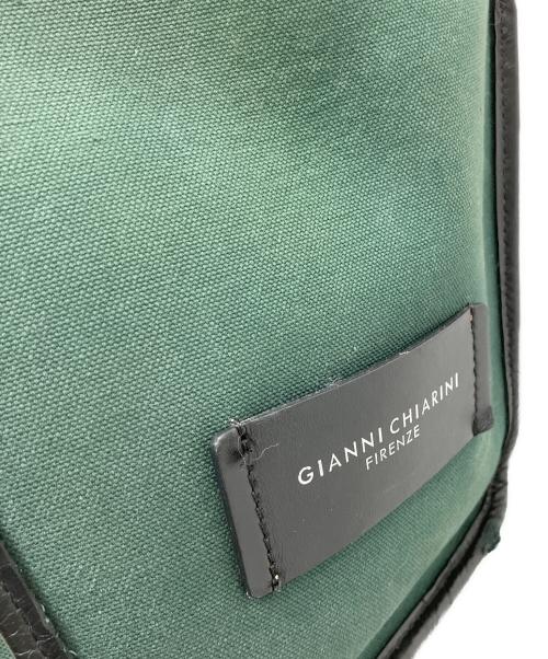 GIANNI CHIARINI（ジャンニ キアリーニ）GIANNI CHIARINI (ジャンニ キアリーニ) MARCELLA トートバッグ グリーンの古着・服飾アイテム