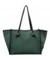 GIANNI CHIARINI (ジャンニ キアリーニ) MARCELLA トートバッグ グリーン：5000円