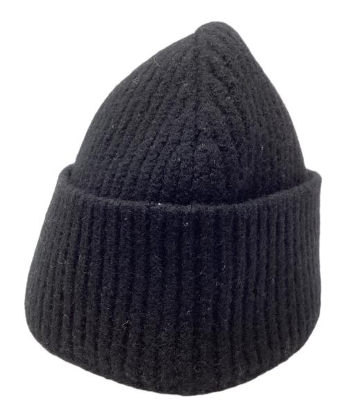 AMI Alexandre Mattiussi（アミアレクサンドルマテュッシ）AMI Alexandre Mattiussi (アミアレクサンドルマテュッシ) Ami de Cœur Beanie　「アミ・ド・クル・ビーニー」 ブラックの古着・服飾アイテム
