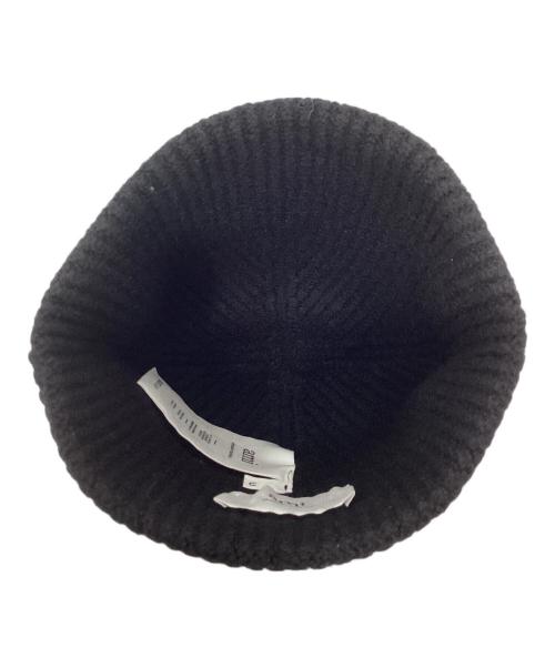 AMI Alexandre Mattiussi（アミアレクサンドルマテュッシ）AMI Alexandre Mattiussi (アミアレクサンドルマテュッシ) Ami de Cœur Beanie　「アミ・ド・クル・ビーニー」 ブラックの古着・服飾アイテム