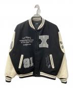 X-LARGEエクストララージ）の古着「OG LOGO VARSITY JACKET/オリジナルロゴバーシティジャケット」｜ホワイト×ブラック