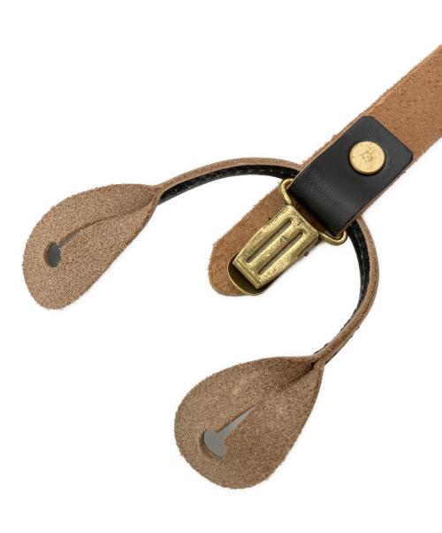SCHOTT BROS.（ショットブロス）SCHOTT BROS. (ショットブロス) LEATHER SUSPENDER / レザー2wayサスペンダー ブラックの古着・服飾アイテム