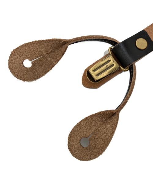 SCHOTT BROS.（ショットブロス）SCHOTT BROS. (ショットブロス) LEATHER SUSPENDER / レザー2wayサスペンダー ブラックの古着・服飾アイテム