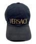 VERSACE (ヴェルサーチ) キャップ ブラック：5000円