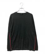 GUCCIグッチ）の古着「クルーネックニット」｜ブラック