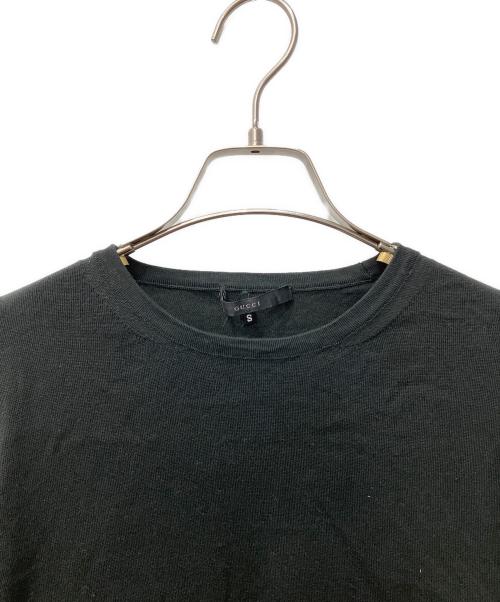GUCCI（グッチ）GUCCI (グッチ) クルーネックニット ブラック サイズ:Sの古着・服飾アイテム