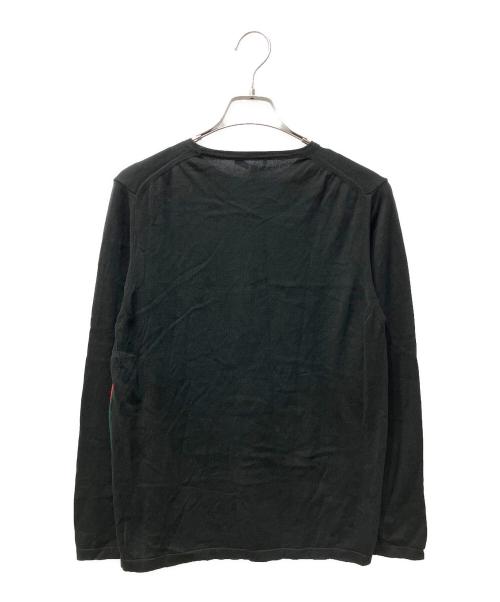 GUCCI（グッチ）GUCCI (グッチ) クルーネックニット ブラック サイズ:Sの古着・服飾アイテム