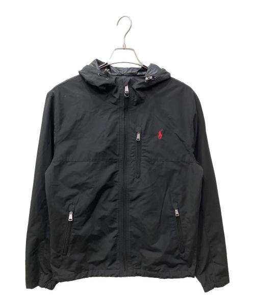 POLO RALPH LAUREN（ポロ・ラルフローレン）POLO RALPH LAUREN (ポロ・ラルフローレン) フーデッドジャケット ブラック サイズ:Sの古着・服飾アイテム
