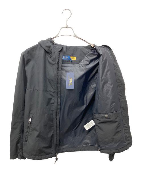 POLO RALPH LAUREN（ポロ・ラルフローレン）POLO RALPH LAUREN (ポロ・ラルフローレン) フーデッドジャケット ブラック サイズ:Sの古着・服飾アイテム