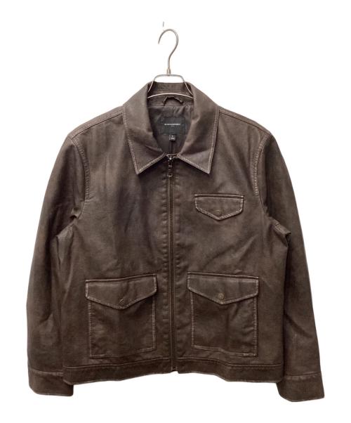 BANANA REPUBLIC（バナナリパブリック）BANANA REPUBLIC (バナナリパブリック) エコレザージャケット ブラウン サイズ:L 未使用品の古着・服飾アイテム