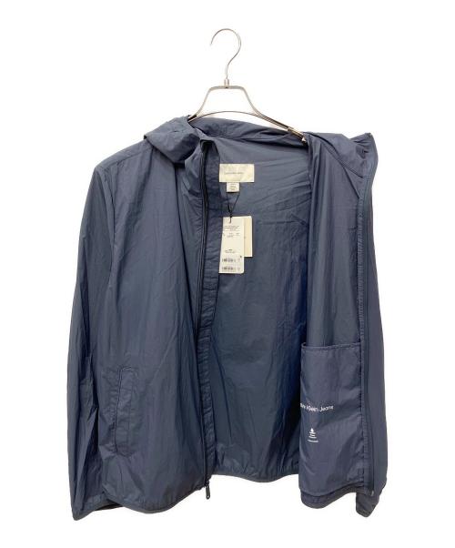 Calvin Klein Jeans（カルバンクラインジーンズ）Calvin Klein Jeans (カルバンクラインジーンズ) ウインドブレーカージャケット ブルー サイズ:M 未使用品の古着・服飾アイテム
