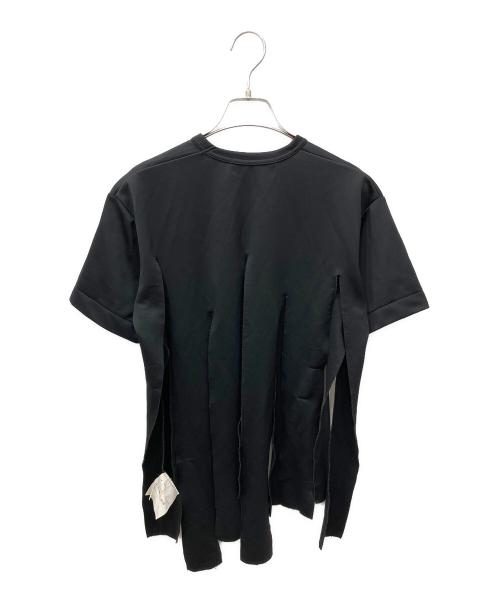 CDG（シーディージー）CDG (シーディージー) 短冊カッティングロゴカットソー ブラック サイズ:Mの古着・服飾アイテム
