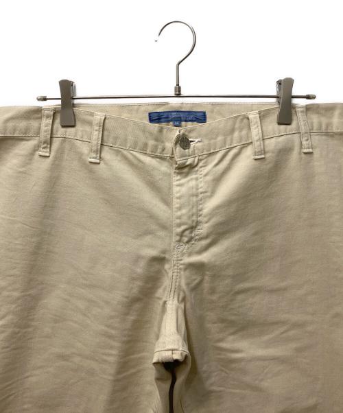 COMME des GARCONS JUNYA WATANABE MAN（コム デ ギャルソン ジュンヤ ワタナベ マン）COMME des GARCONS JUNYA WATANABE MAN (コム デ ギャルソン ジュンヤ ワタナベ マン) テーパードコットンパンツ ベージュ サイズ:Mの古着・服飾アイテム