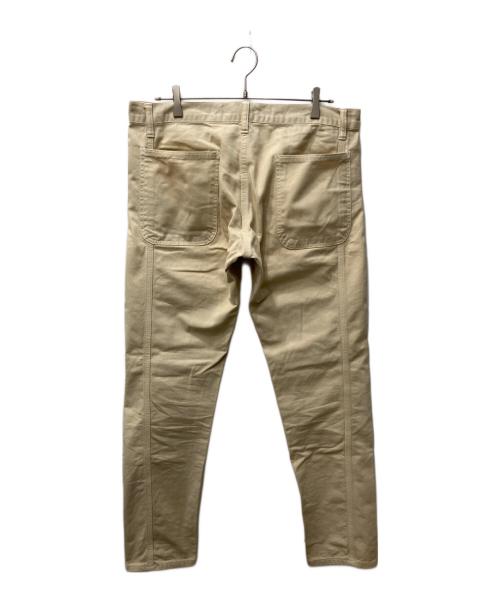 COMME des GARCONS JUNYA WATANABE MAN（コム デ ギャルソン ジュンヤ ワタナベ マン）COMME des GARCONS JUNYA WATANABE MAN (コム デ ギャルソン ジュンヤ ワタナベ マン) テーパードコットンパンツ ベージュ サイズ:Mの古着・服飾アイテム