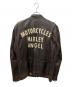 HARLEYANGEL (ハーレー・エンジェル) カウレザーシングルライダースジャケット ブラウン サイズ:XL：18000円