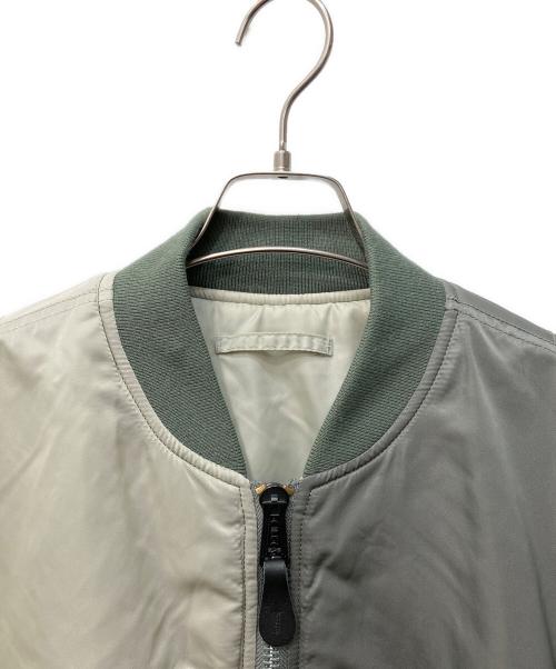 ALPHA（アルファ）ALPHA (アルファ) バイカラーMA-1ジャケット オリーブ サイズ:Lの古着・服飾アイテム