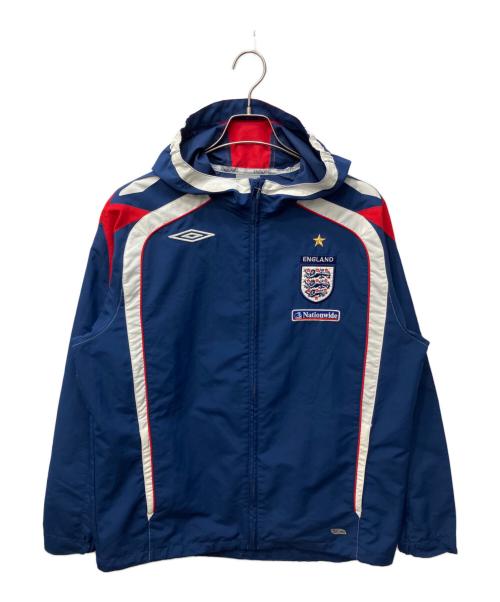 UMBRO（アンブロ）UMBRO (アンブロ) スラッシュデザインワッペン付きウインドブレーカー ネイビー サイズ:Lの古着・服飾アイテム