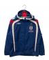 UMBRO（アンブロ）の古着「スラッシュデザインワッペン付きウインドブレーカー」｜ネイビー