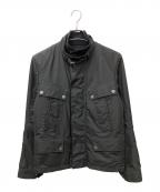 C.P COMPANYシーピーカンパニー）の古着「DUAL LAYER TREATED POLY FIELD JACKET　(デュアル・レイヤー・トリーティド・ポリ・フィールド・ジャケット)」｜ブラック