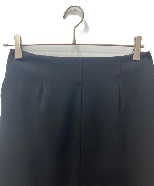journal standard L'essage（ジャーナルスタンダード レサージュ）journal standard L'essage (ジャーナルスタンダード レサージュ) ウォッシャブルカットジョーゼットスカート ブラック サイズ:36の古着・服飾アイテム