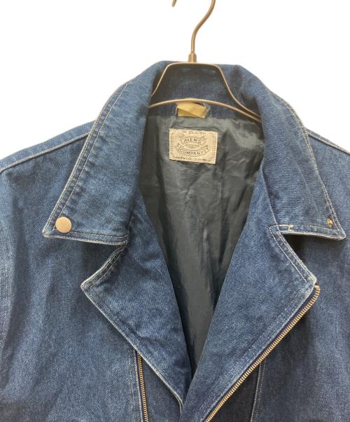 USED（ユーズド）USED (ユーズド) デニムライダースジャケット インディゴ サイズ:表記無しの古着・服飾アイテム