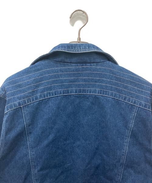 USED（ユーズド）USED (ユーズド) デニムライダースジャケット インディゴ サイズ:表記無しの古着・服飾アイテム