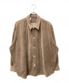 N.HOOLYWOODエヌ ハリウッド）の古着「BIG SHIRT / コーデュロイシャツ」｜ブラウン
