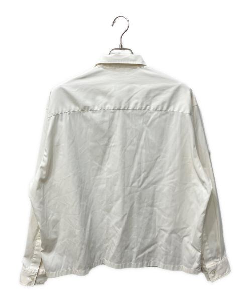 N.HOOLYWOOD（エヌ ハリウッド）N.HOOLYWOOD (エヌ ハリウッド) BOXED SILHOUETTE SHIRTS　(ボックスシルエットシャツ) ホワイト サイズ:40の古着・服飾アイテム